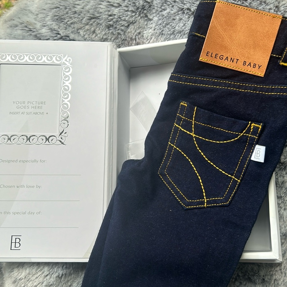 Elegant baby my first pair of jeans size 3 to 6 months absolutely precious